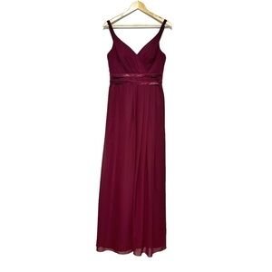 Sorella Vita Bridesmaids/Prom/Wedding Full Length Dress in Sangria/Wine/Burgundy